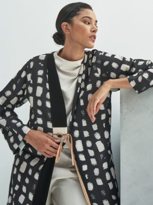 light crepe black abaya