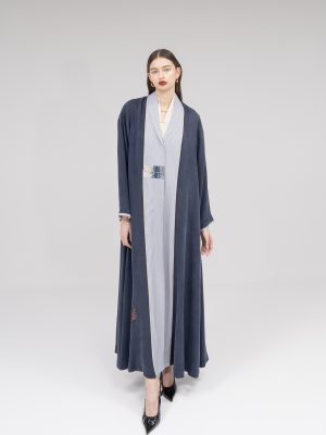 blue silk