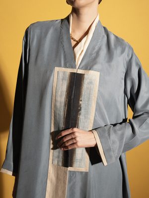 Light blue silk