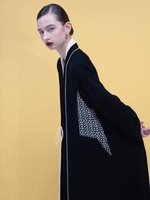 Black Crepe with poket